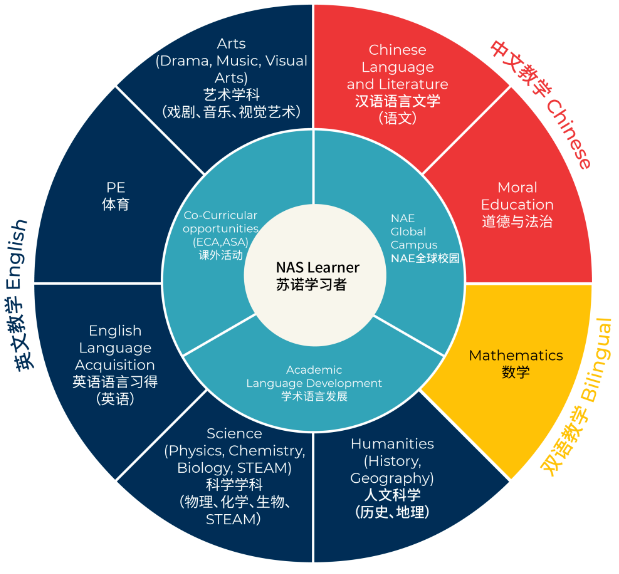 初中階段的課程